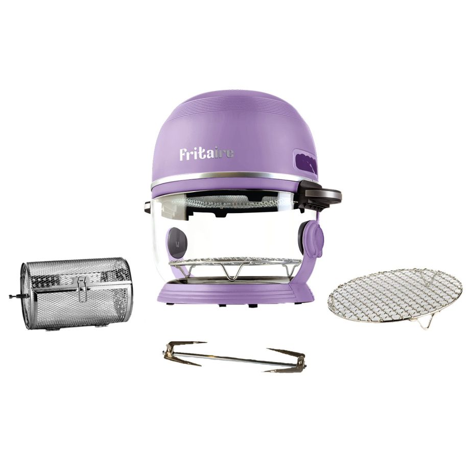 Fritaire Airfryer Lavendel med 4,8 L glasskål