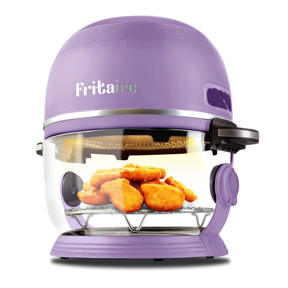 Fritaire Airfryer Lavendel med 4,8 L glasskål