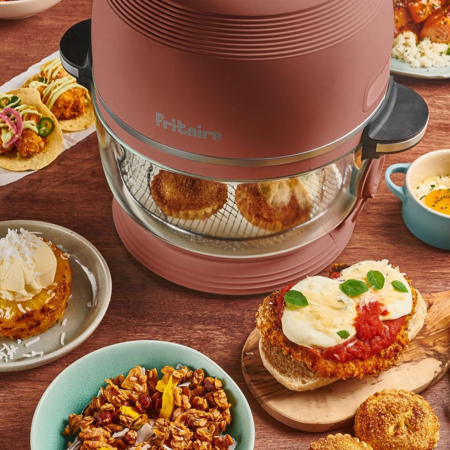 Fritaire Airfryer Mauve Rose med 4,8 L glasskål